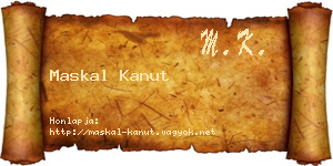 Maskal Kanut névjegykártya